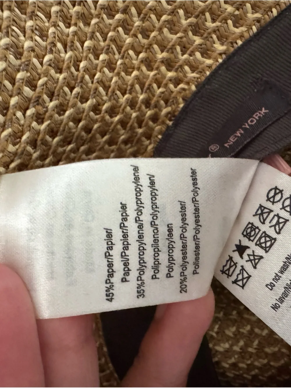 Betmar Natural Straw Sun Hat with Subtle Logo